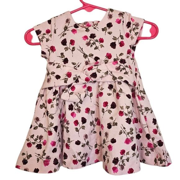 Kate Spade Pink Floral Dress – Gold Zipper, 6M, Machine Washable - Picture 1 of 4